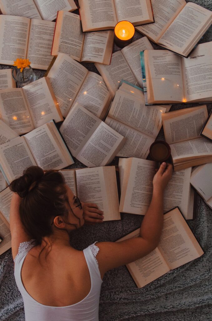 Bookwormish person