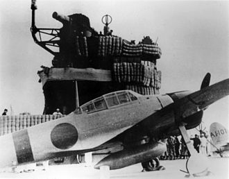 Damaged aircraft